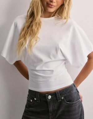 Fely | Elegancka bluza typu baggy – Biały