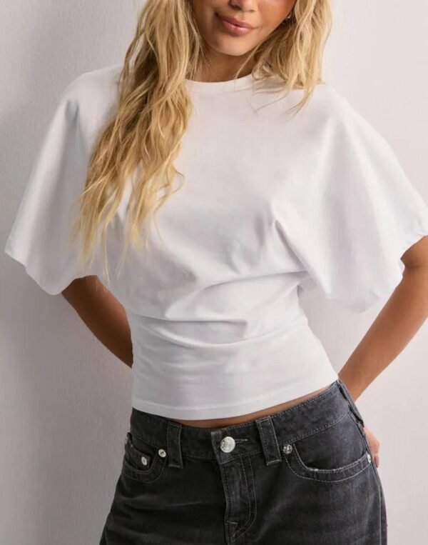 Fely | Elegancka bluza typu baggy – Biały