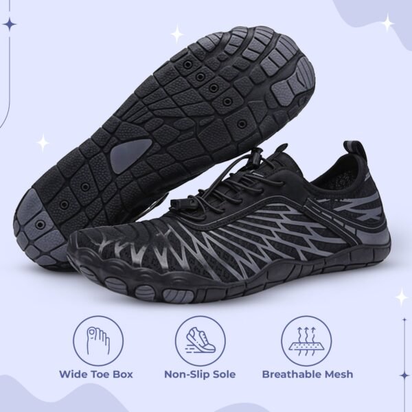 Uniseksowe buty barefoot do biegania z szerokim noskiem