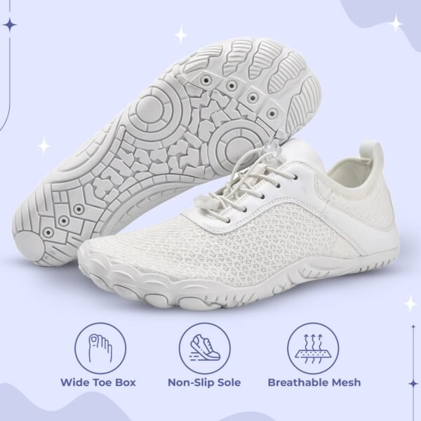 Uniseksowe buty barefoot do biegania z szerokim noskiem
