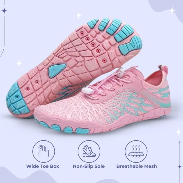 Uniseksowe buty barefoot do biegania z szerokim noskiem