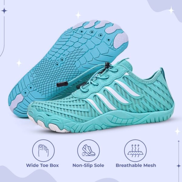 Uniseksowe buty barefoot do biegania z szerokim noskiem