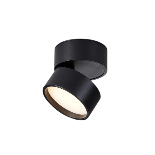 Kompaktowa lampa sufitowa LED 7W z regulowanym reflektorem