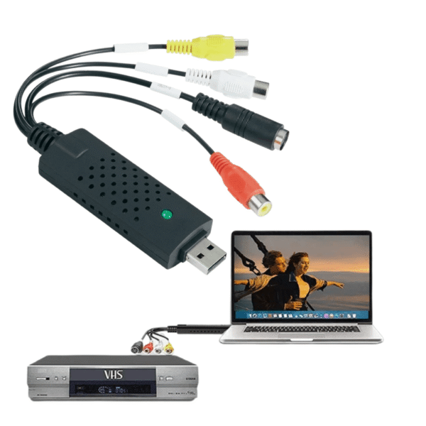 Konwerter USB do cyfrowego zapisu nagrań z VHS