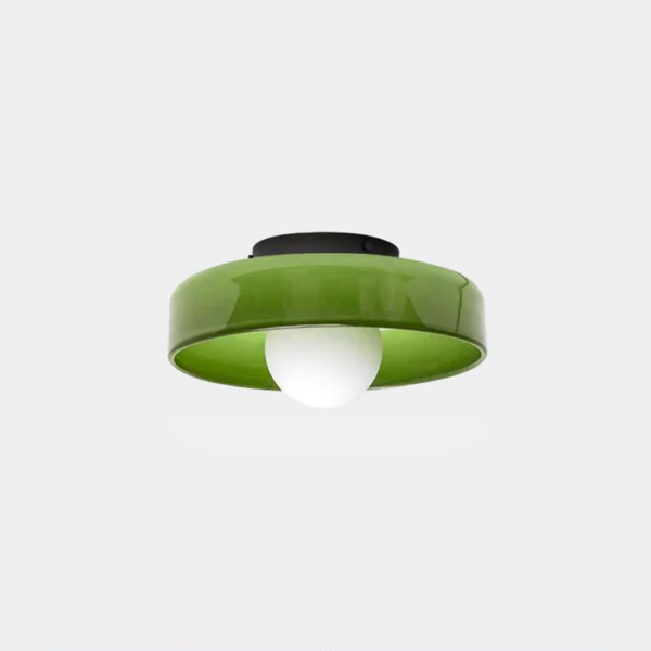 Okrągła minimalistyczna lampa wisząca o subtelnym świetle