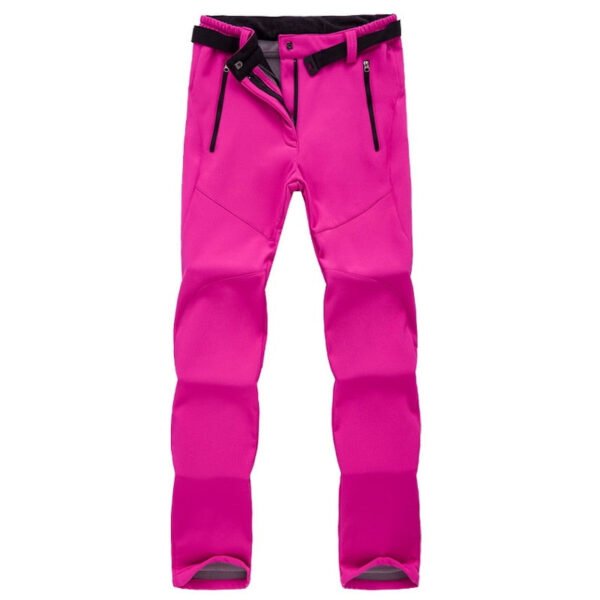 Wodoodporne damskie spodnie trekkingowe na outdoor