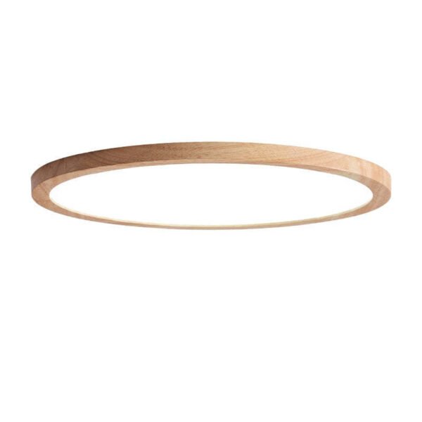 Okrągły plafon LED w minimalistycznym stylu japońskim