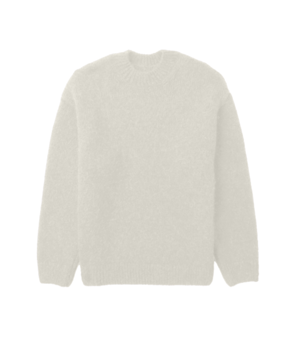 Męski teksturowany sweter dzianinowy o dopasowanym kroju
