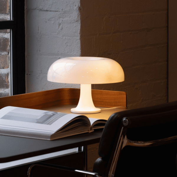 Stołowa lampka LED w kształcie grzybka z 3 barwami światła