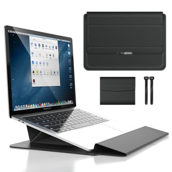Etui ochronne na laptopa ze składaną podstawką