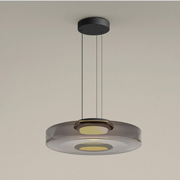 Nowoczesna szklana lampa wisząca LED