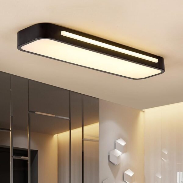 Minimalistyczna lampa sufitowa LED w stylu nordyckim
