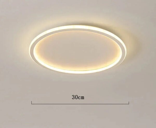 Okrągła lampa sufitowa LED o łagodnym świetle
