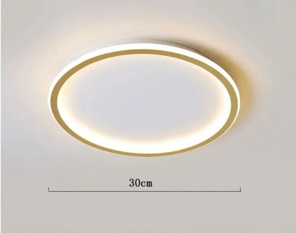 Okrągła lampa sufitowa LED o łagodnym świetle