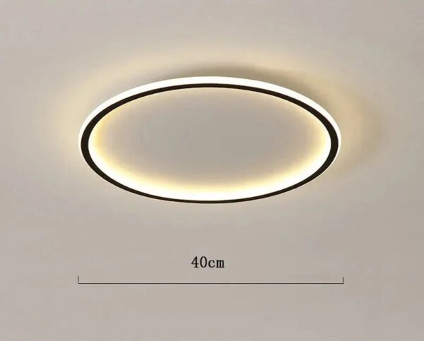Okrągła lampa sufitowa LED o łagodnym świetle