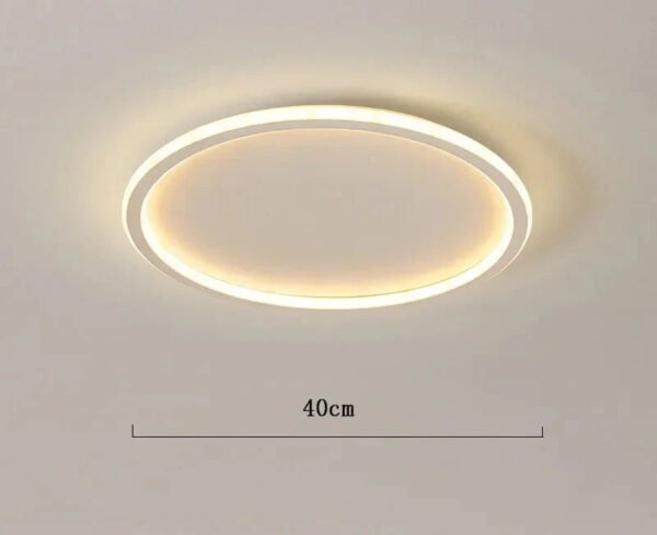 Okrągła lampa sufitowa LED o łagodnym świetle