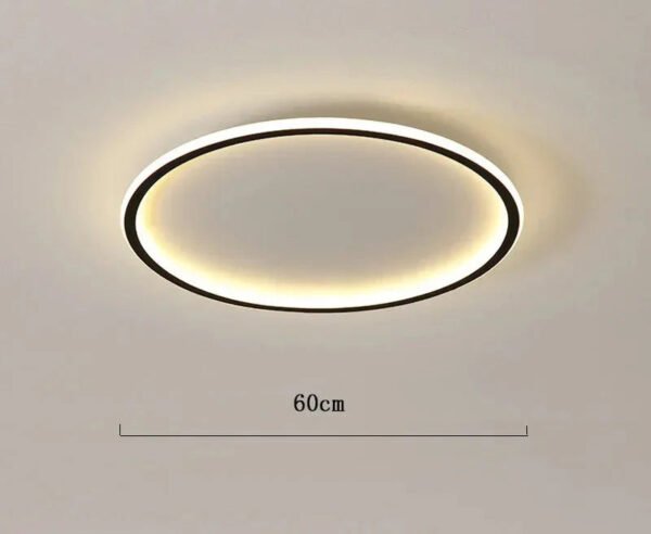 Okrągła lampa sufitowa LED o łagodnym świetle
