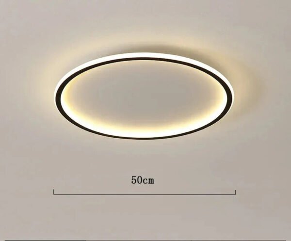 Okrągła lampa sufitowa LED o łagodnym świetle