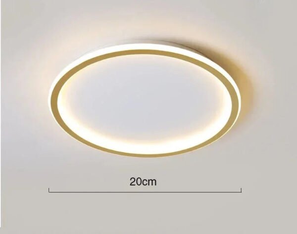 Okrągła lampa sufitowa LED o łagodnym świetle