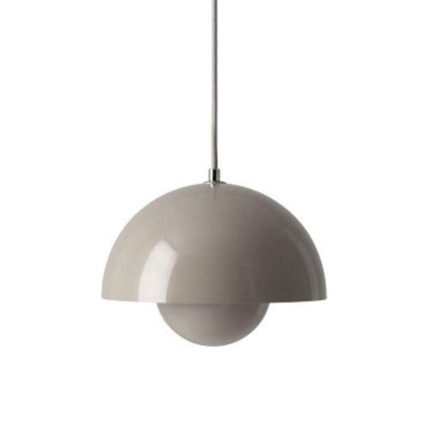 Geometryczna lampa wisząca LED z kulistym kloszem