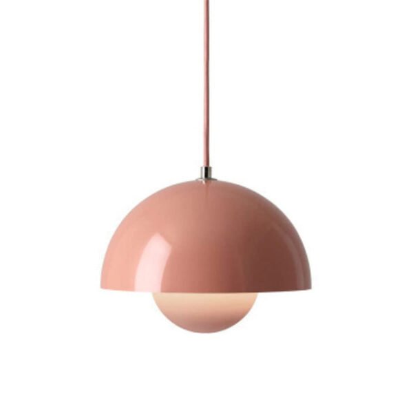 Geometryczna lampa wisząca LED z kulistym kloszem