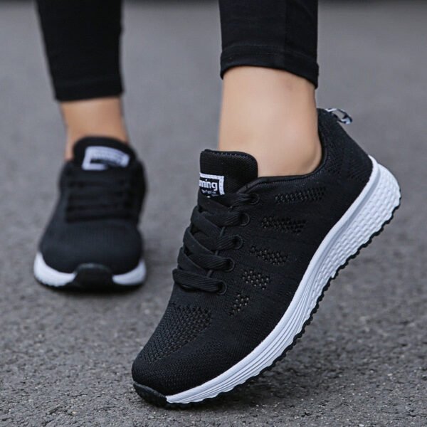Lekkie damskie sneakersy na co dzień ze stabilnym wsparciem
