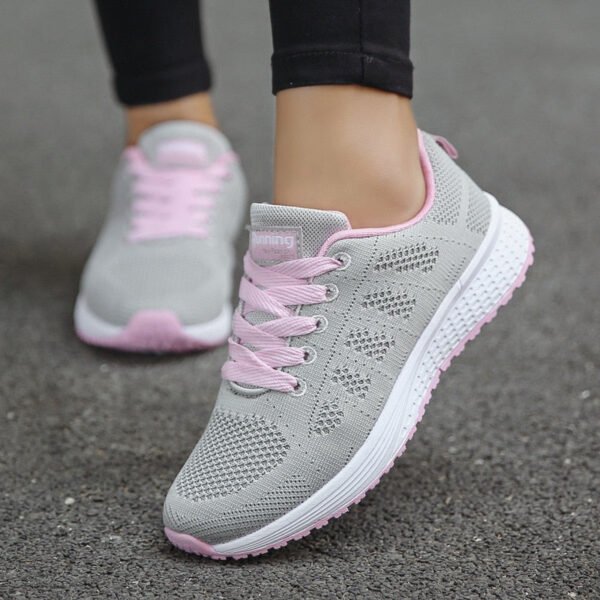 Lekkie damskie sneakersy na co dzień ze stabilnym wsparciem