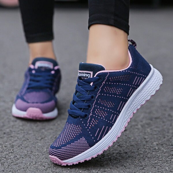 Lekkie damskie sneakersy na co dzień ze stabilnym wsparciem