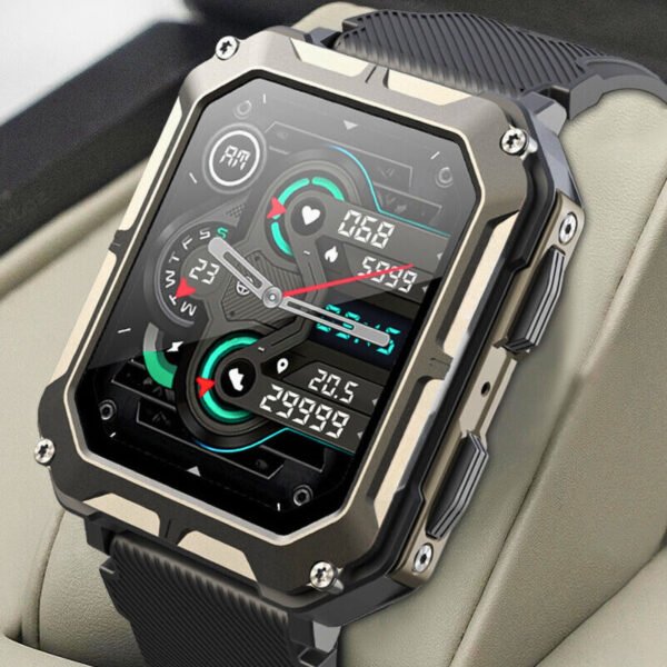 Smartwatch męski z funkcjami fitness