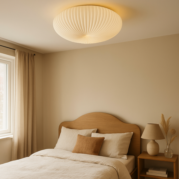 Lampa sufitowa LED z ciepłym światłem