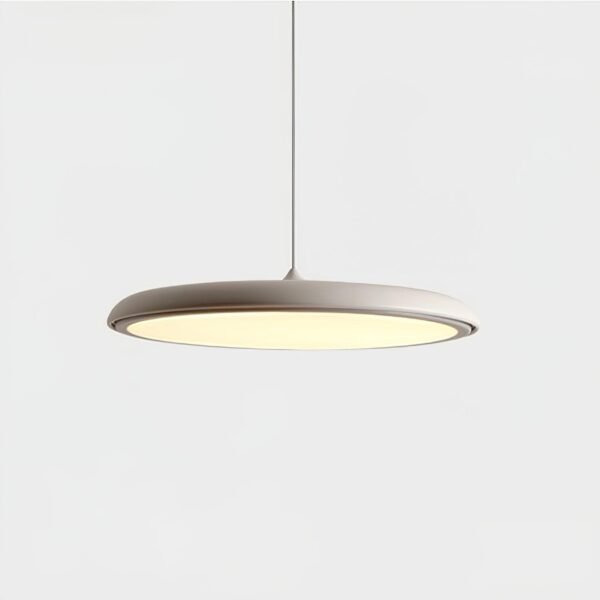 Okrągła wisząca lampa LED o minimalistycznej formie