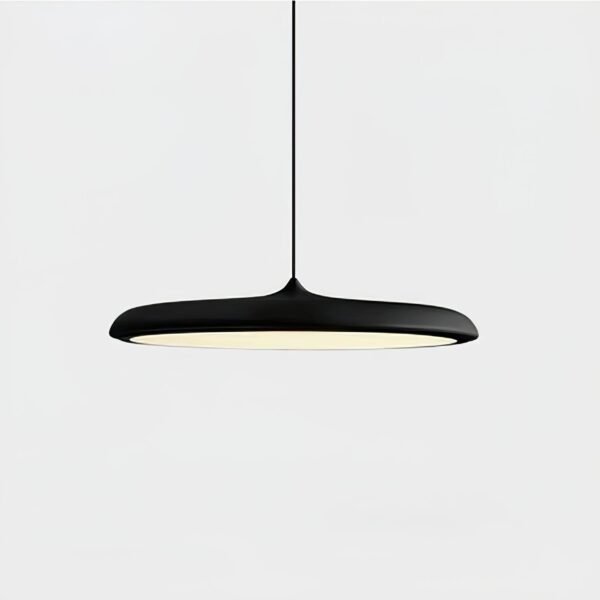 Okrągła wisząca lampa LED o minimalistycznej formie