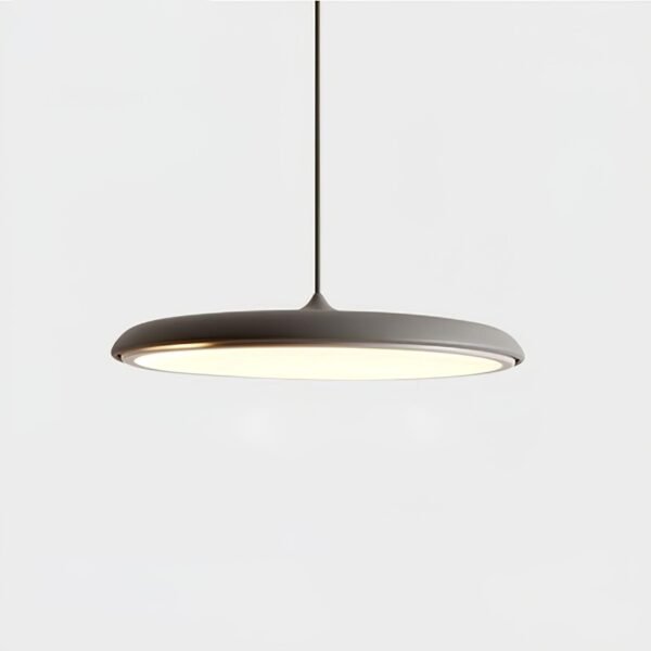 Okrągła wisząca lampa LED o minimalistycznej formie