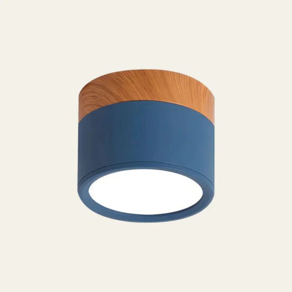 Smukła natynkowa lampa sufitowa LED w stylu skandynawskim