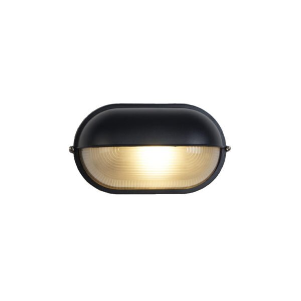 Owalna zewnętrzna lampa ścienna w stylu industrialnym, IP65