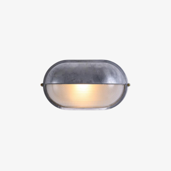 Owalna zewnętrzna lampa ścienna w stylu industrialnym, IP65