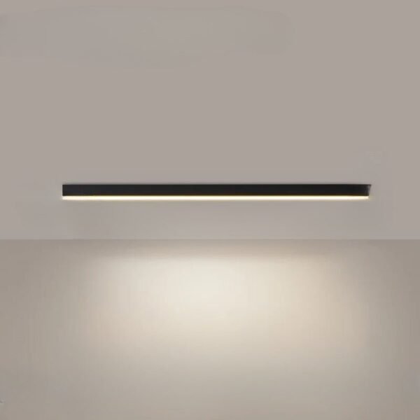 Jasna minimalistyczna lampa sufitowa LED w stylu skandynawskim