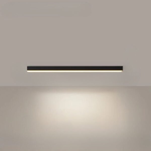 Jasna minimalistyczna lampa sufitowa LED w stylu skandynawskim