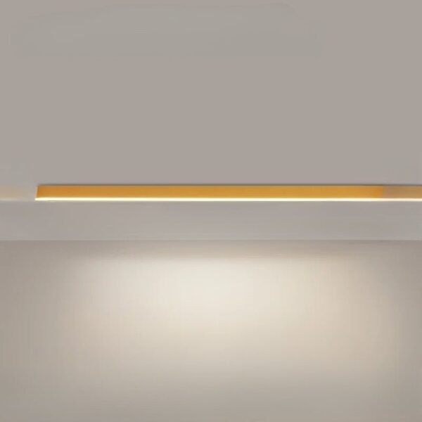 Jasna minimalistyczna lampa sufitowa LED w stylu skandynawskim