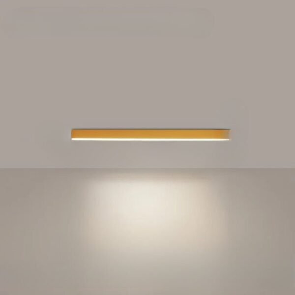 Jasna minimalistyczna lampa sufitowa LED w stylu skandynawskim