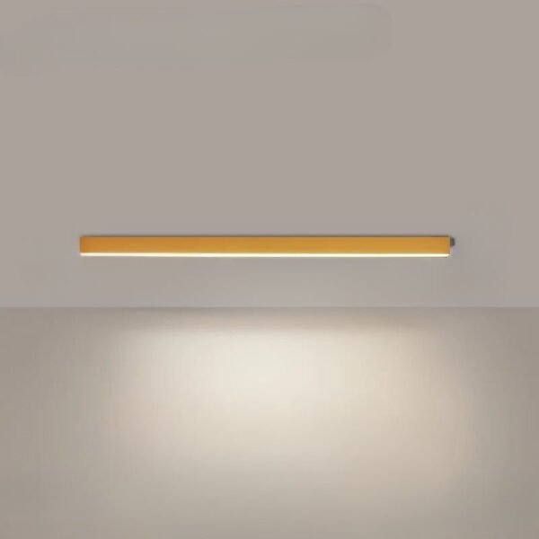 Jasna minimalistyczna lampa sufitowa LED w stylu skandynawskim