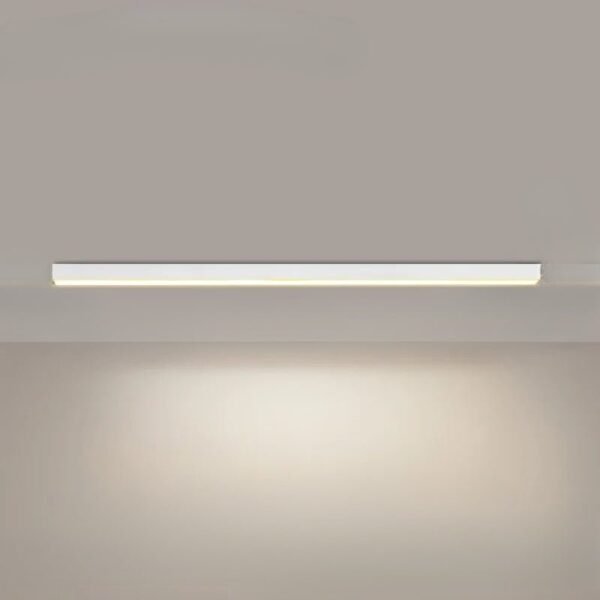 Jasna minimalistyczna lampa sufitowa LED w stylu skandynawskim
