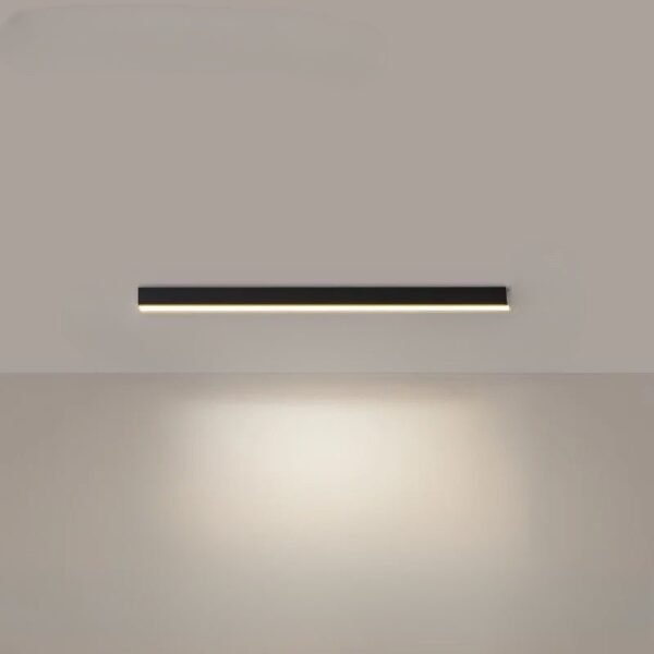 Jasna minimalistyczna lampa sufitowa LED w stylu skandynawskim