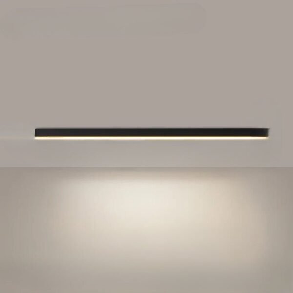 Jasna minimalistyczna lampa sufitowa LED w stylu skandynawskim