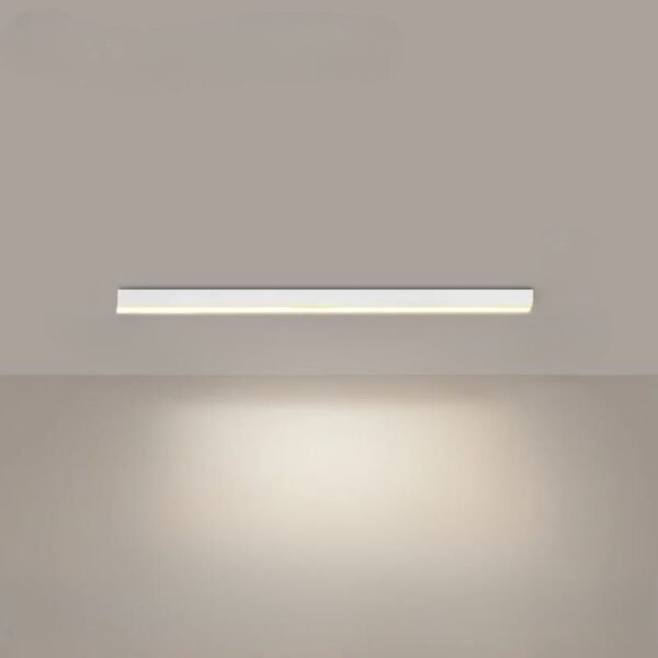 Jasna minimalistyczna lampa sufitowa LED w stylu skandynawskim