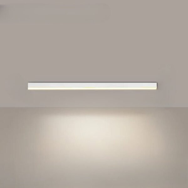Jasna minimalistyczna lampa sufitowa LED w stylu skandynawskim