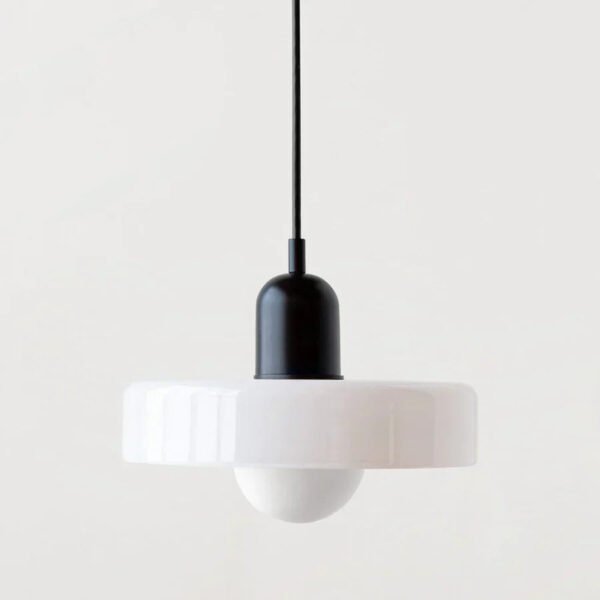 Skandynawska wisząca lampa sufitowa z marmuru