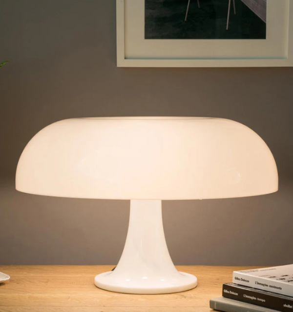 Stołowa lampa LED w kształcie grzyba z ciepłym światłem