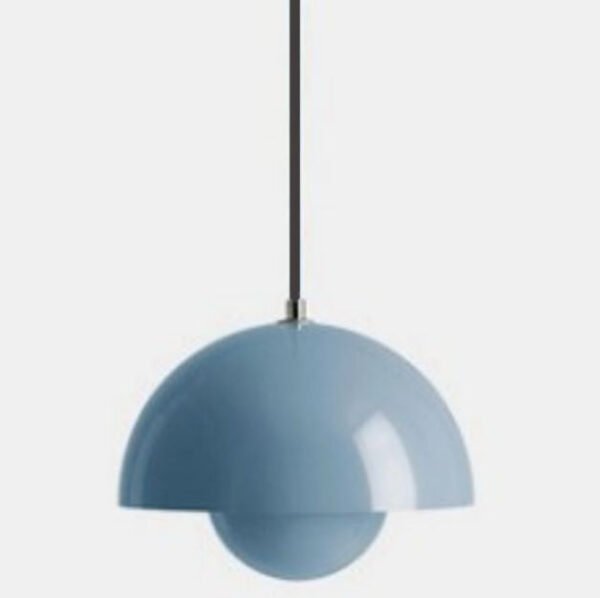 Geometryczna lampa wisząca LED z kulistym kloszem