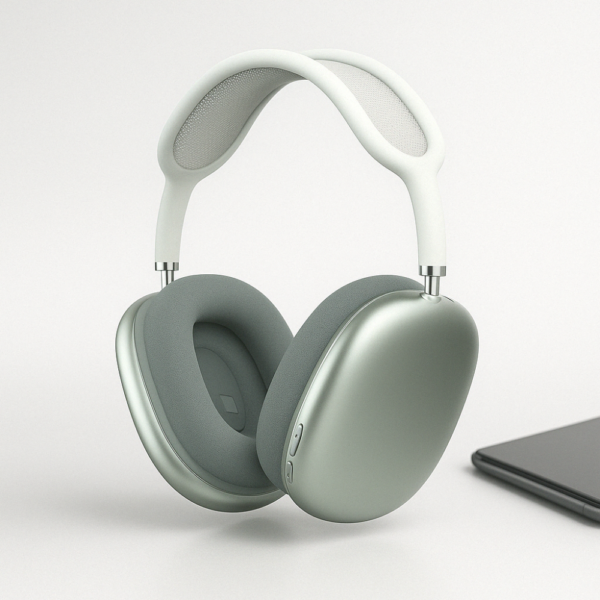 Nauszne słuchawki bezprzewodowe Bluetooth z mikrofonem